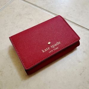 Kate Spade NEW small red card wallet